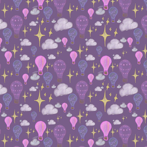 Balloon Ride-Midnight Purple