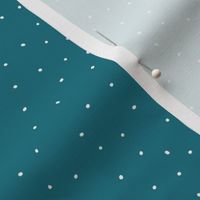 White Dots On Teal