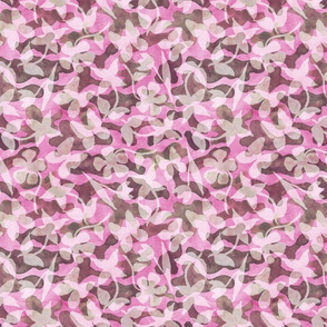 Fashion floral camouflage abstract seamless woodland pattern