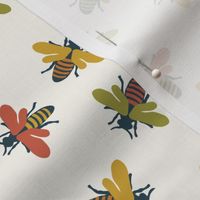 Primary Nature - Bees - Medium - Off White