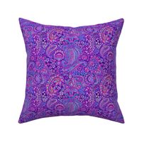 Purple paisley