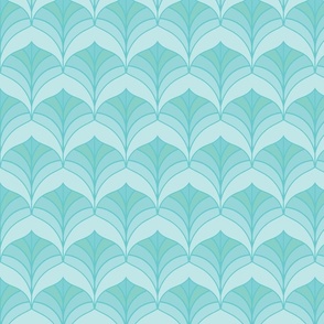 Aqua blue // geometrical