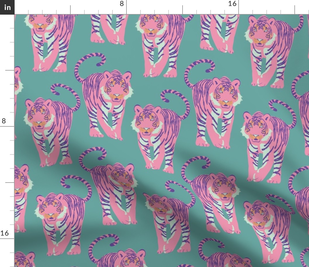 pink tiger walk - large