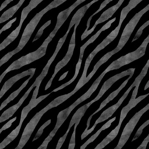 Abstract geometric black and grey zebra  seamless pattern
