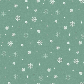 snow fabric - winter fabric - sfx5815 rainforest