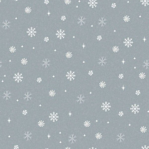 snow fabric - winter fabric - sfx4305