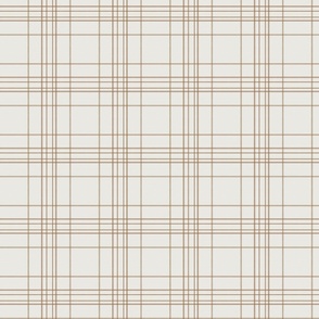 check fabric - plaid fabric -sfx1044 chipmunk