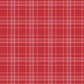 check fabric - plaid fabric -sfx1755 crimson