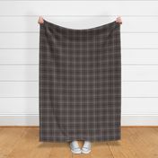 check fabric - plaid fabric -sfx1111 coffee