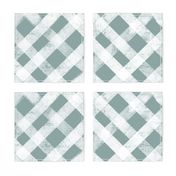 muted blue handdrawn plaid 