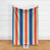 Retro Rainbow Reflected stripe L by Pippa Shaw