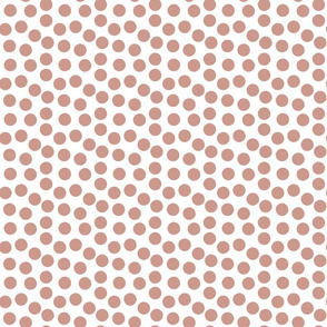 Nature in Geometry- Apricot Dots 