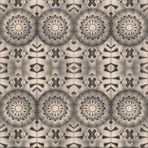 Tribal Beach House Wall Paper - Charcoal, Vertical