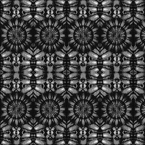 Black 'n Gray Tie-Dye Kaleidoscope