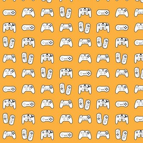 Game Controllers on Yellow