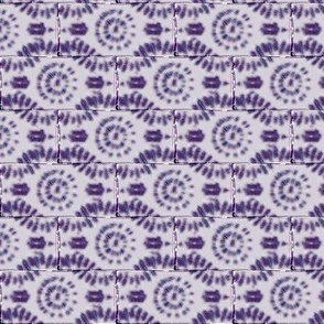 Purple Grunge Brick Tie-Dye