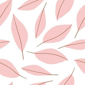 Modern Leaves Pink