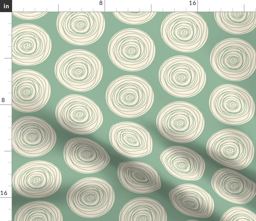 Doodle Dots Seafoam