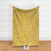 Abstract Lines - Mustard - Large Scale
