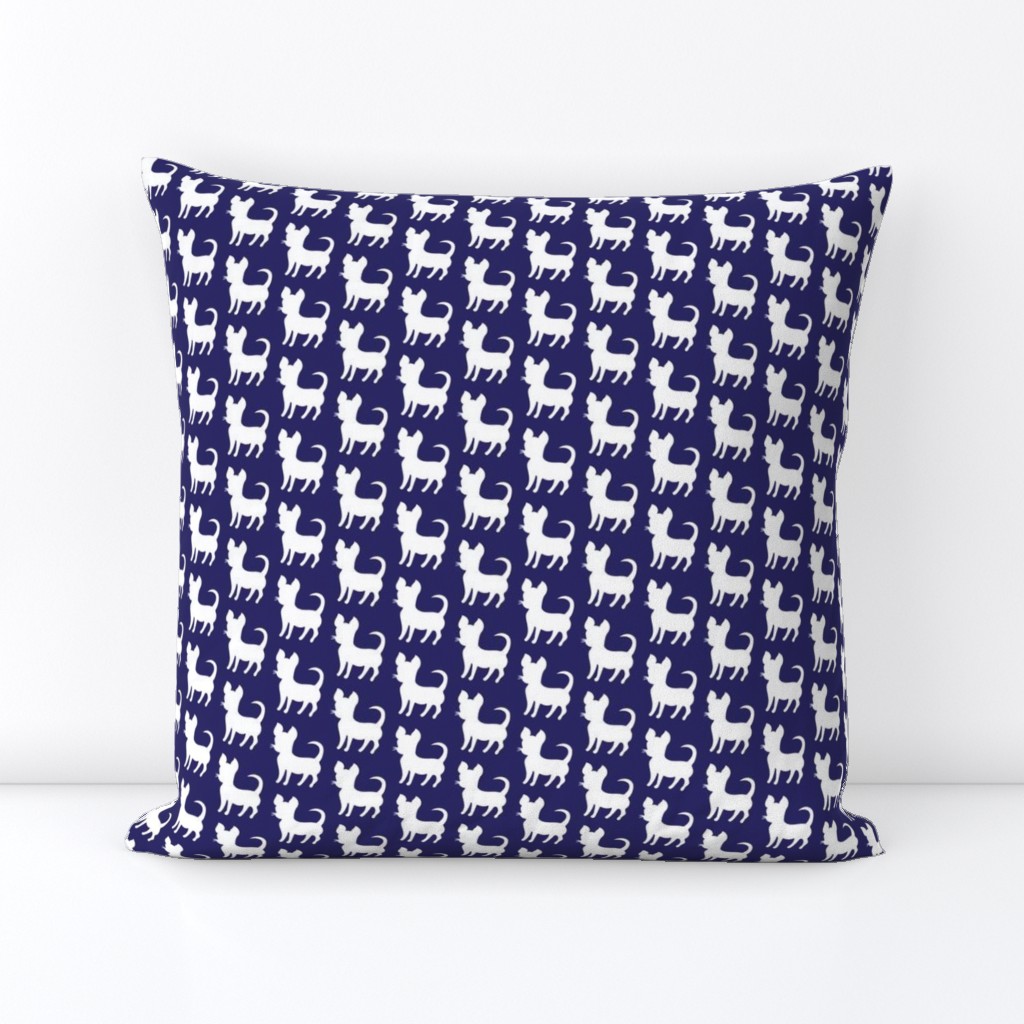 Navy blue chihuahua silhouette (small)