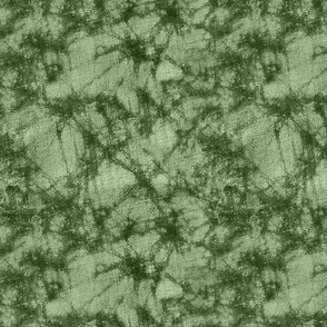 Vernal-Batik Tie Dye Crackle- Woven Texture- Artichoke Olive Green- Regular Scale