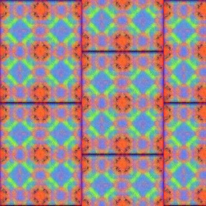 Tie-Dye Kaleidoscope Blocks - V.2