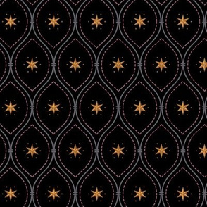 Six Pointed Star Fabric, Wallpaper and Home Decor | Spoonflower