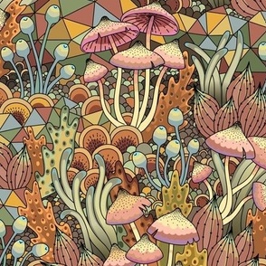 Mushrooms natural