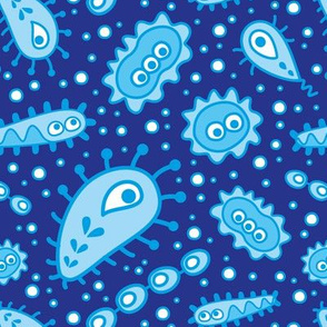 blue microbes