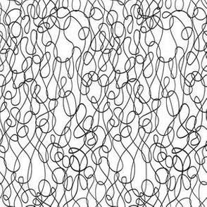 continuous wavy lines seamless pattern