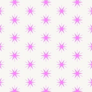 Pink starburst stars