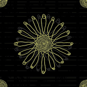 Celtic Knot Sunflower Panel | Seasons