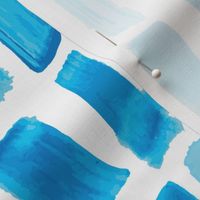Ocean Blue Paint Marks - Large