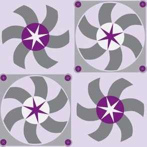 violet fans