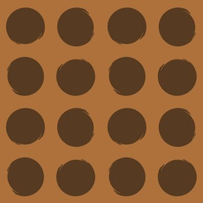 Rough Circles - Chocolate (smaller)