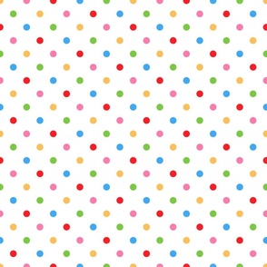 Polka dots colorful party small