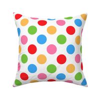 Polka dots colorful party large