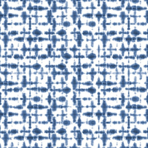 Tie dye shibori indigo blue stripes seamless pattern
