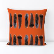 Feathers Bright 8 inches orange