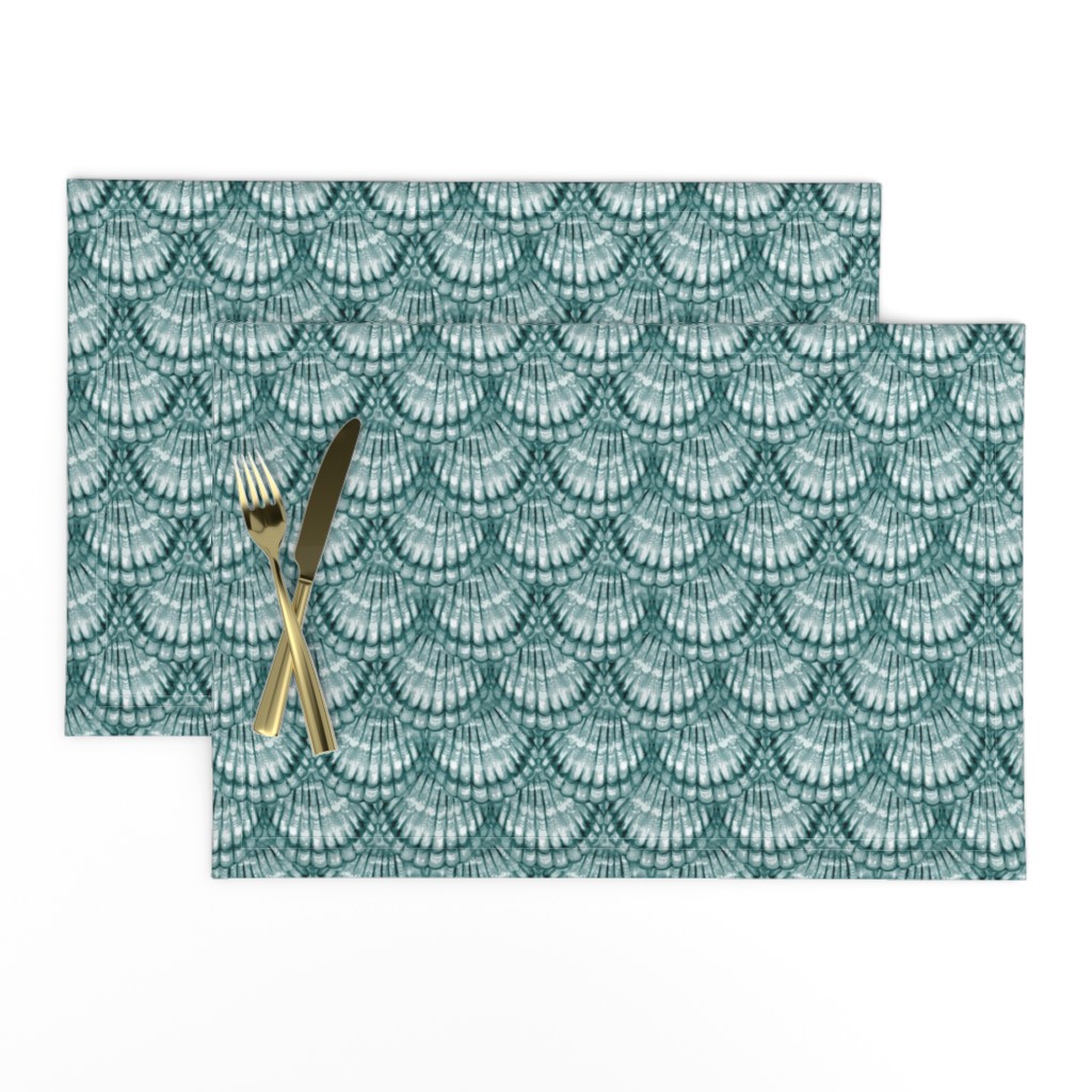 Scallop Shells Dark Teal