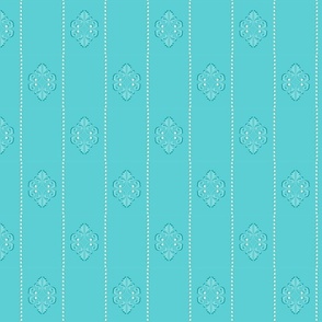 French stripe-aqua