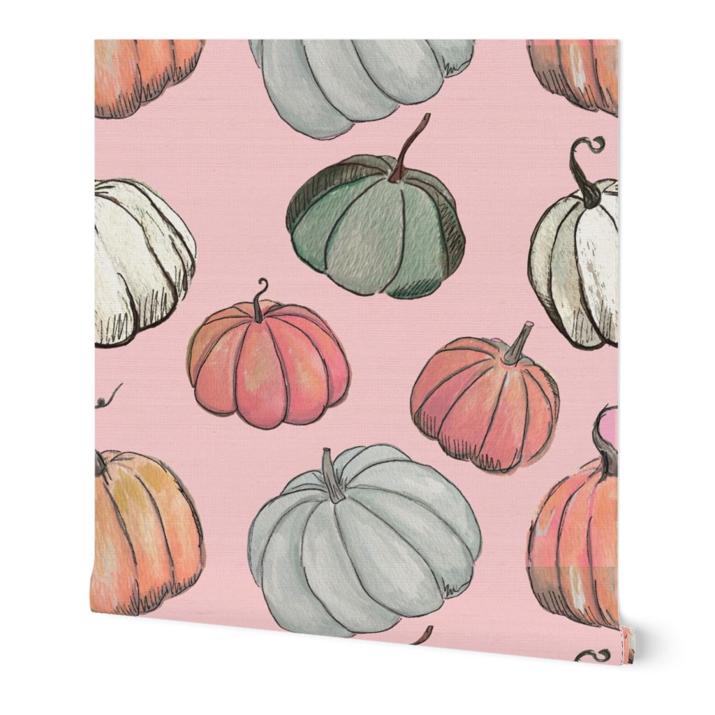 Autumn Pumpkin Patch // Lt Pink