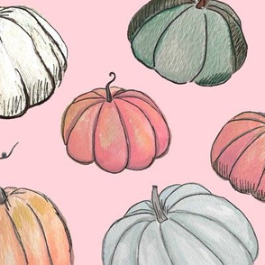 Autumn Pumpkin Patch // Lt Pink