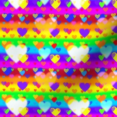 new heart rainbow