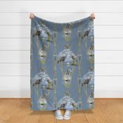 Great Blue Heron Small | Blue Gray