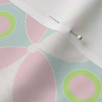 Spring Locked Circle Pastel Pattern Print - Medium Scale, Textured - Spring And Summer 2022 - Vanessa Peutherer 2022