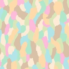 Paperbark Australiana abstract pastel shape pattern