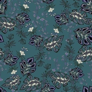 Tropical seamless pattern 