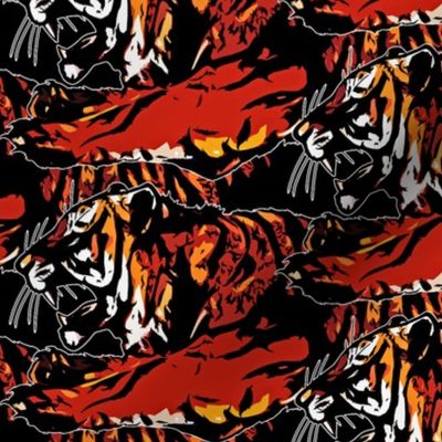 Medium dark anime Fierce Tigers