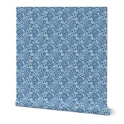 Indigo Lane Paisley - Light blue